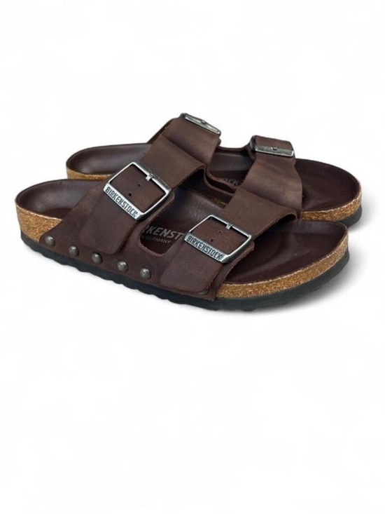 Birkenstock Shoes - Rare Birkenstock Arizona Light Studs Habana Oiled Leather EU 38 US 7-7.5 Narrow